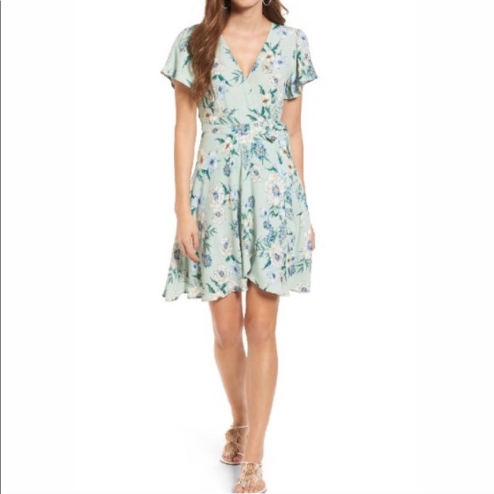 ASTR the Label | Floral Print Wrap Dress